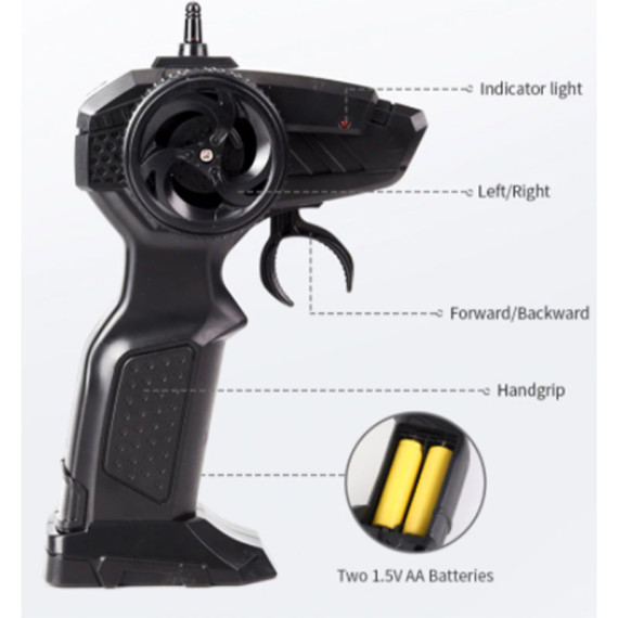 სათამაშო მანქანა JJRC Q68 2.4G 4WD RC Vehicle Off-Road Military Truck Carl Green, 3 image