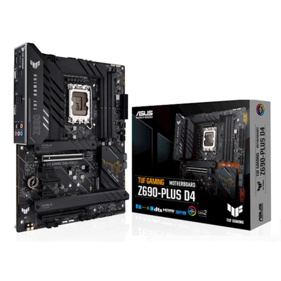 Asus დედა დაფა TUF_GAMING_Z690-PLUS_D4 TUF_GAMING_Z690-PLUS_D4