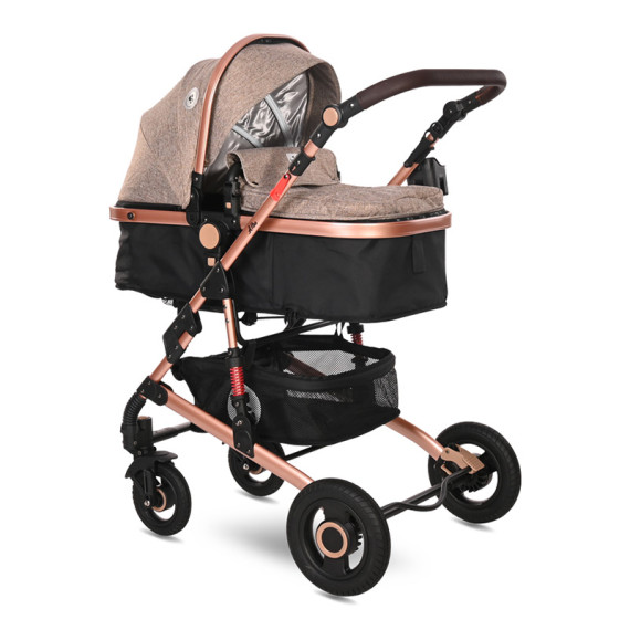 Lorelli საბავშვო ეტლი ალბა პრემიუმი კომპ. (ბეჟი) 3800151994886, 2 image