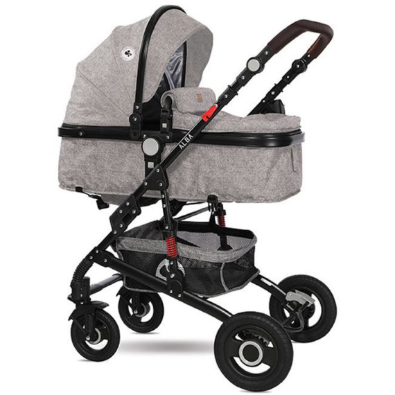 Lorelli საბავშვო ეტლი ალბა პრემიუმი კომპ. (მუქი ნაცრ) 3800151994893, 2 image