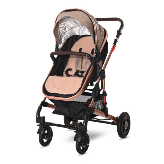 Lorelli საბავშვო ეტლი ალბა პრემიუმი კომპ. (ბეჟი) 3800151994886, 4 image