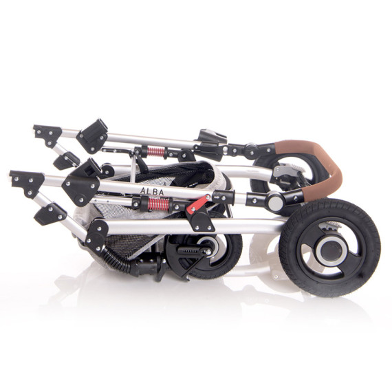 Lorelli საბავშვო ეტლი ალბა პრემიუმი კომპ. (ბეჟი) 3800151994886, 9 image