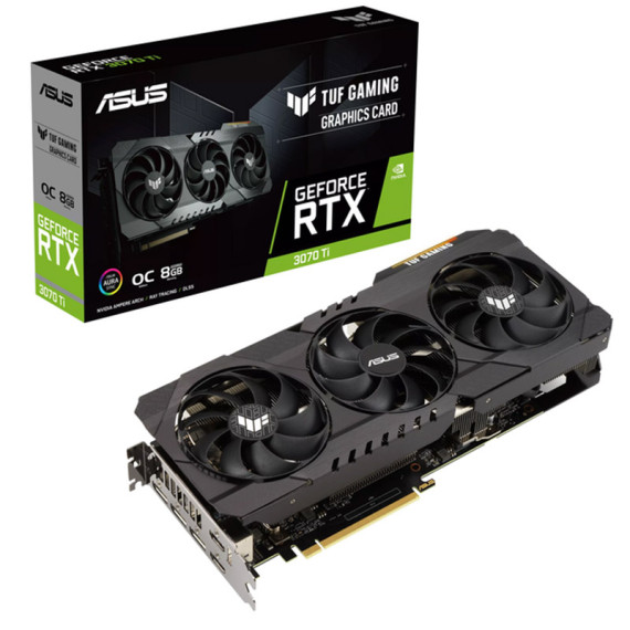 Asus ვიდეო დაფა PCI Express 8GB/ TUF-RTX3070TI-O8G-GAMING 122741