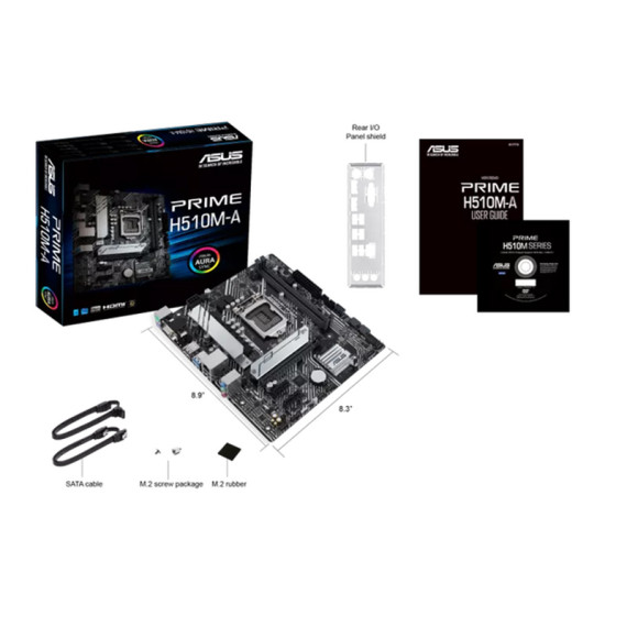Asus დედა დაფა PRIME H510M-A 124744, 6 image