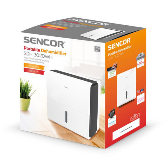 Sencor ჰაერის გამწმენდი SDH 3020WH Dehumidifier 108901, 7 image