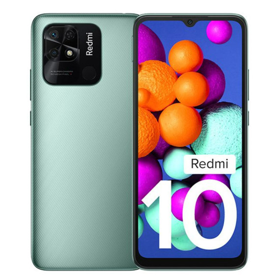 Xiaomi მობილური ტელეფონი Redmi 10C 4GB/64GB Dual sim LTE Mint Green