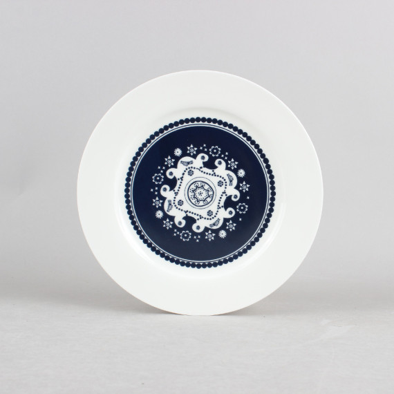 თეფში (2ც) - ორნამენტი - ფაიფური - 20სმ, 4 image