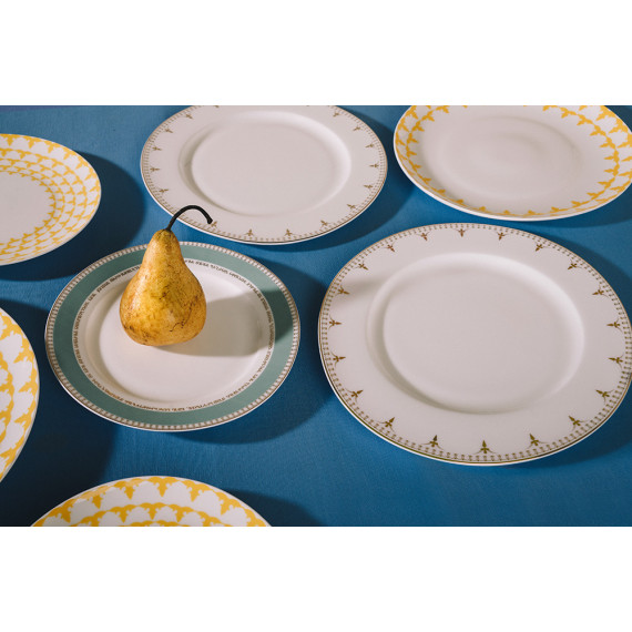 თეფში (2ც) - ბედიის ბარძიმი - ფაიფური - 25სმ, 6 image