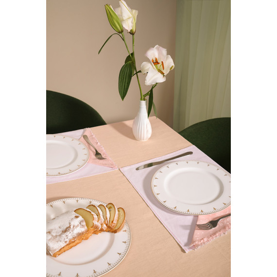 თეფში (2ც) - ბედიის ბარძიმი - ფაიფური - 25სმ, 8 image