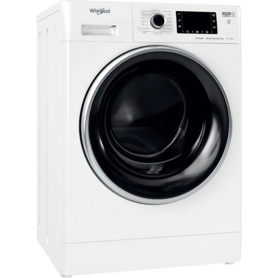Whirlpool სარეცხი მანქანა საშრობით FWDD 1171582 WBCV 11 kg (7 kg), invertor, Silver, 2 image