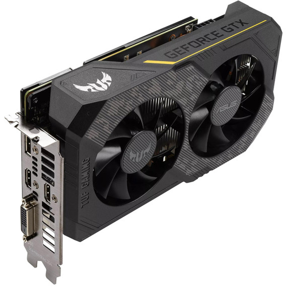 Asus ვიდეო დაფა GeForce GTX1660TI 6GB GDDR6 TUF EVO GAMING TOP Edition, 3 image