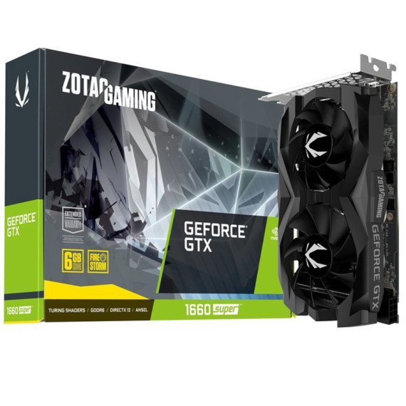 ZOTAC ვიდეო დაფა GeForce GTX1660 SUPER 6GB GDDR6