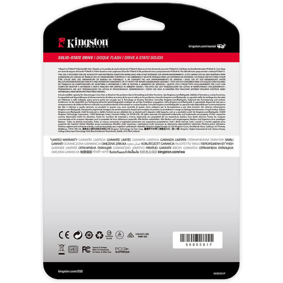 Kingston შიდა მყარი დისკი SSD M.2 NVMe PCIe 3.0 4x 250GB NV1 2280, 4 image