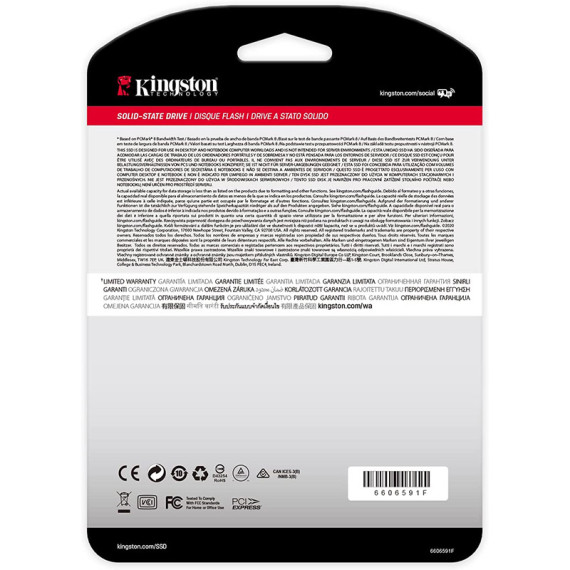 Kingston შიდა მყარი დისკი SSD M.2 NVMe PCIe 3.0 4x 2TB NV1 2280, 4 image