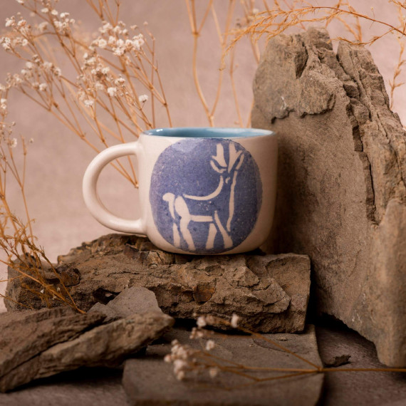 ჭიქა -ირემი- ხელნაკეთი, 2 image ჭიქა -ირემი- ხელნაკეთი, 2 image