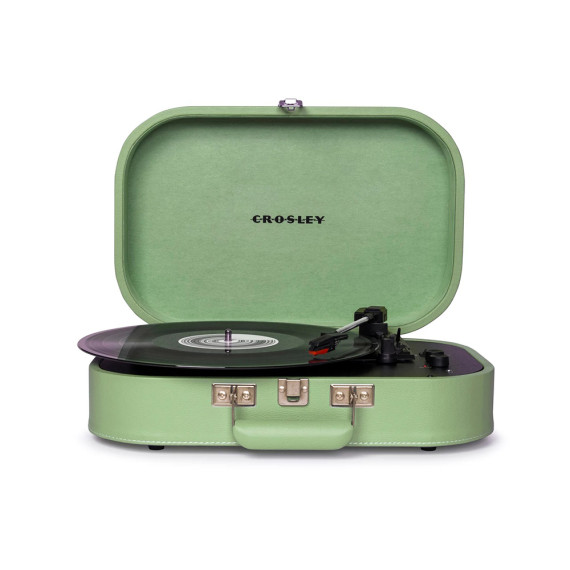 CROSLEY პორტატული ფირსაკრავი Discovery Seafoam Bluetooth Turntable (ქროსლი), 2 image CROSLEY პორტატული ფირსაკრავი Discovery Seafoam Bluetooth Turntable (ქროსლი), 2 image