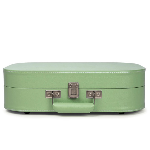 CROSLEY პორტატული ფირსაკრავი Discovery Seafoam Bluetooth Turntable (ქროსლი), 4 image CROSLEY პორტატული ფირსაკრავი Discovery Seafoam Bluetooth Turntable (ქროსლი), 4 image