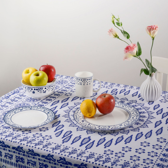 კომპლექტი (8ც) - ინდიგო - ფაიფური - BlueTabla, 3 image