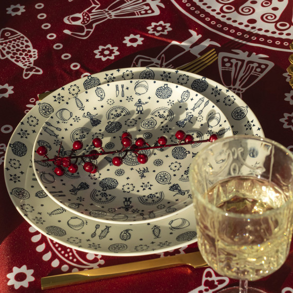 თეფში (2ც) - კალა - 20სმ, 3 image