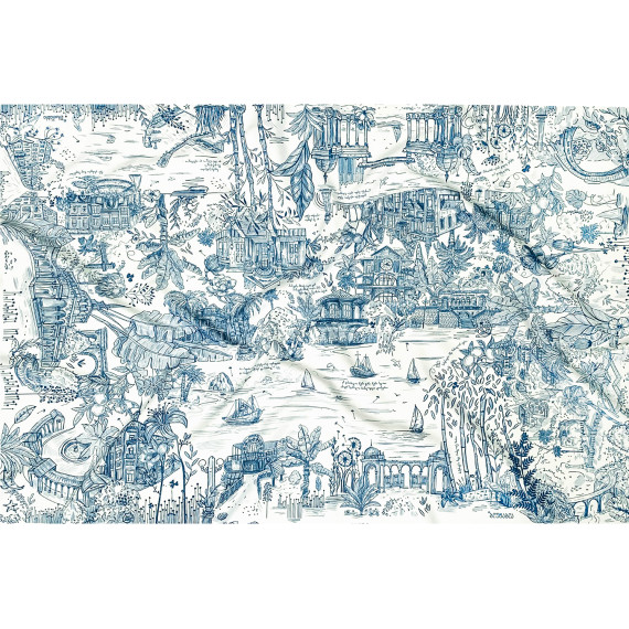 სუფრა - აფხაზეთი, ზომა: 140 x 140 სმ, აირჩიეთ მასალა: პოლიესტერი, 5 image