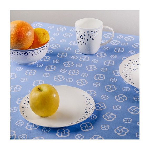 თეფში (2ც) - ზენ - ფაიფური - 25სმ, 6 image