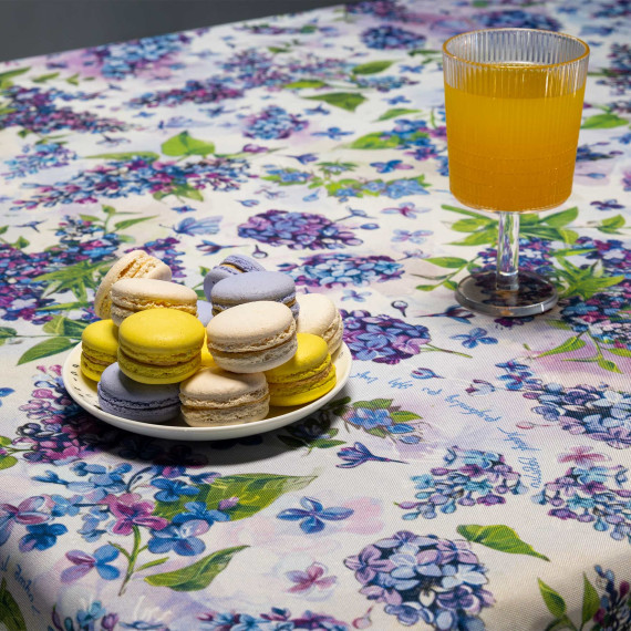 სუფრა - იასამანი - თეთრი, აირჩიეთ მასალა: ბამბა, 2 image