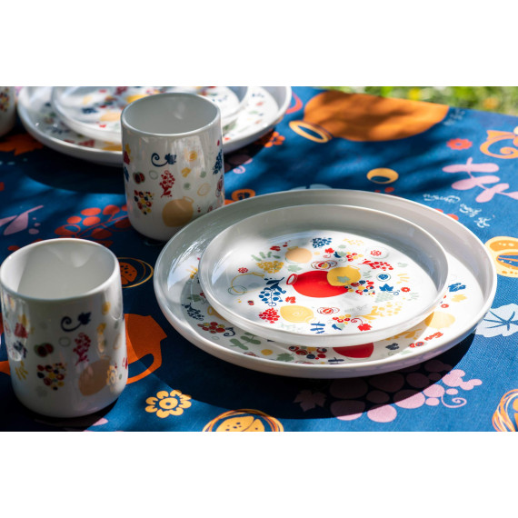 თეფში (2ც) - ქვევრები - 19სმ, 4 image