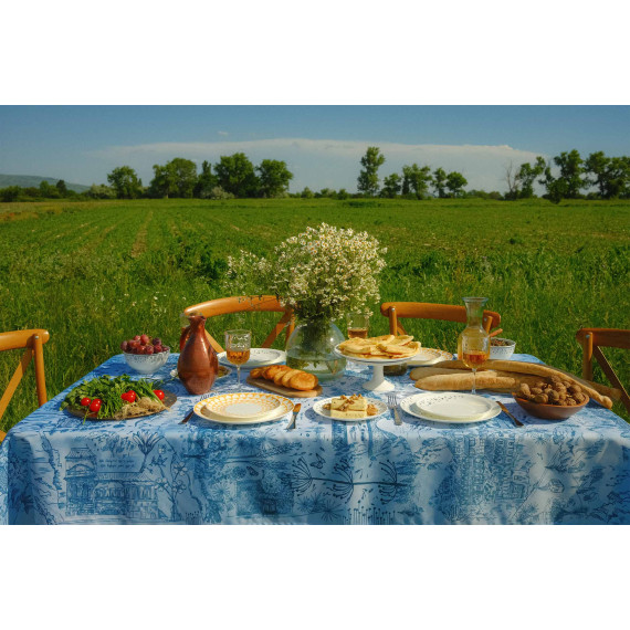 სუფრა - იმერეთი, აირჩიეთ მასალა: პოლიესტერი, ზომა: 140x140, 7 image