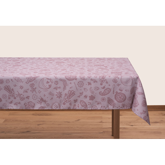 სუფრა - ქიმერიონი - ვარდისფერი, აირჩიეთ მასალა: პოლიესტერი, ზომა: 210x140, 5 image