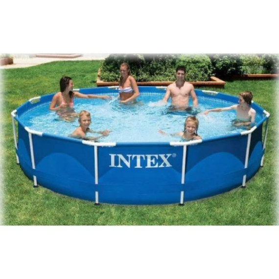 აუზი კარკასული 3.7x0.8 უფილტრო - Intex, 2 image