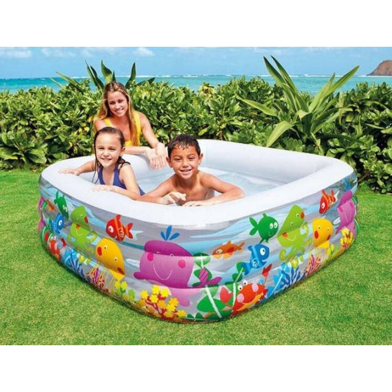აუზი საბავშვო თევზებით 1.6x1.6x0.5 - Intex, 2 image