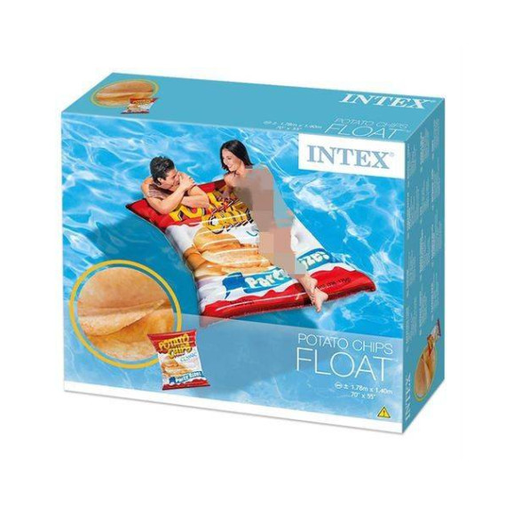 წყლის გასაბერი ლეიბი "ჩიფსი  "178х140  სმ - Intex, 3 image