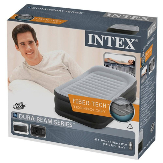 ოთახის გასაბერი საწოლი 99x191x42 - Intex, 3 image
