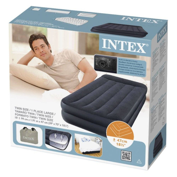 გასაბერი საწოლი 99x191x47 - Intex, 4 image