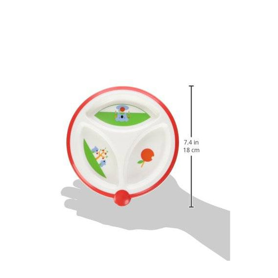 სამ-ნაწილიანი თეფში (2 ცალი) - Dr.brown's, 2 image