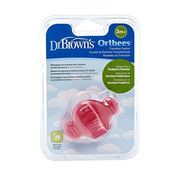 მასაჟორი ვარდისფერი (3 თვე+) - Dr.brown's, 2 image