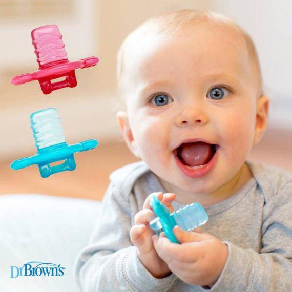 მასაჟორი ვარდისფერი (3 თვე+) - Dr.brown's, 3 image