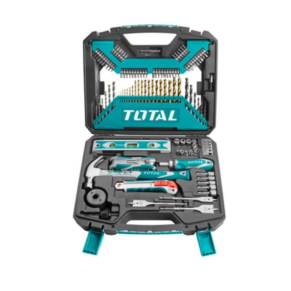 ინსტრუმენტებისა და ბურღების ნაკრები TOTAL-THKTAC01120