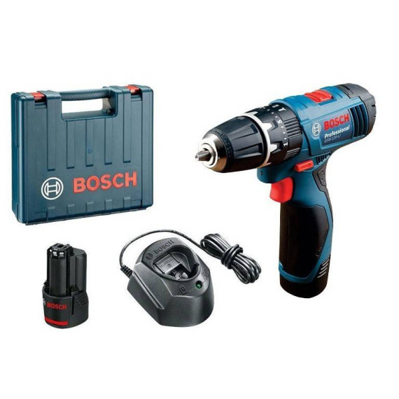 დარტყმითი ბურღ-სახრახნისი Bosch GSB 120-LI