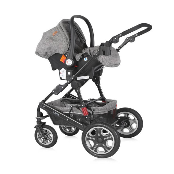 Lorelli ეტლის კომპლექტი LORA SET ნაცრისფერი (ლორელი), 5 image