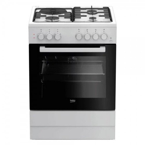 Beko გაზქურა FSE 63110 DW Superia (ბეკო)