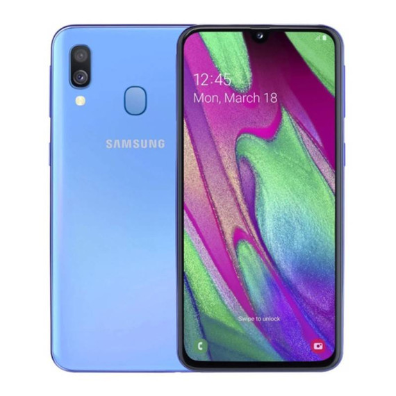 Samsung მობილური ტელეფონი Galaxy A40 (A405F) 64GB LTE Duos Blue (სამსუნგი)
