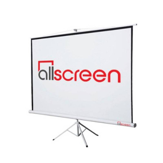 პროექტორის ეკრანი - ALLSCREEN TRIPOD PROJECTION SCREEN 244 X 244 CM HD FABRIC CTP-9696