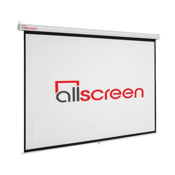პროექტორის ეკრანი - ALLSCREEN MANUAL PROJECTION SCREEN 213X169CM 16:9 HD FABRIC CWP-213169 Diagonal 107 inch / 271 CM