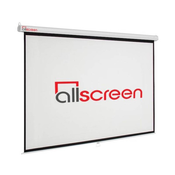 პროექტორის ეკრანი - ALLSCREEN MANUAL PROJECTION SCREEN 244X244CM HD FABRIC CWP-9696 Diagonal 136 inch / 345 CM