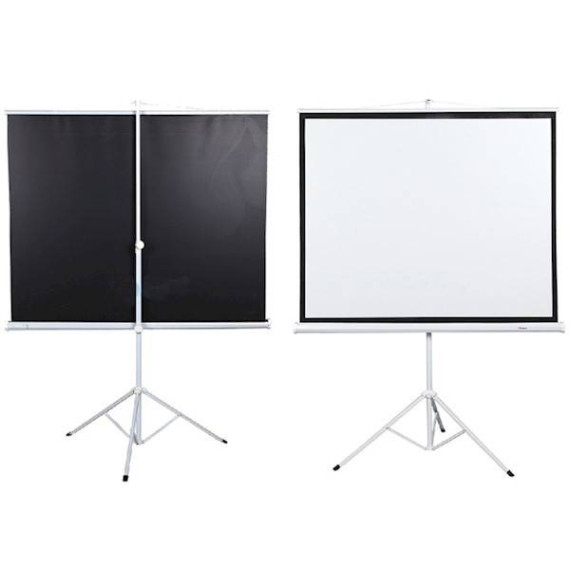 პროექტორის ეკრანი - ALLSCREEN TRIPOD PROJECTION SCREEN 125X125CM CTP-5050 HD FABRIC 75 inch, 2 image