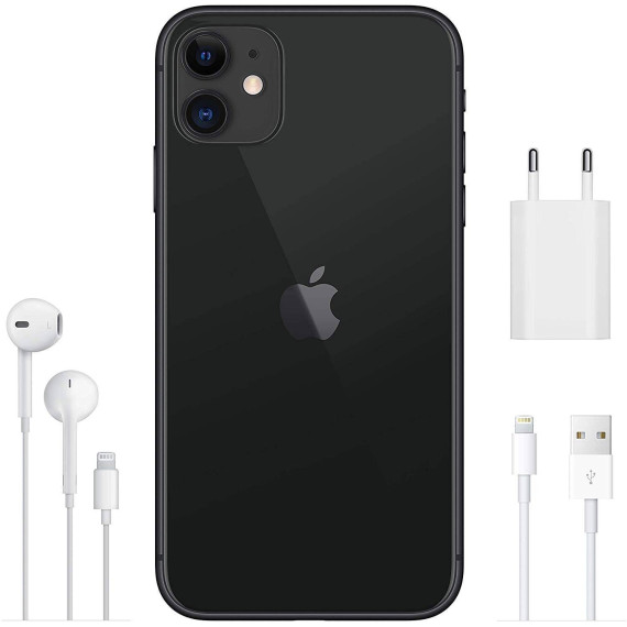 Apple მობილური ტელეფონი iPhone 11 64GB Black (ეფლი), 5 image