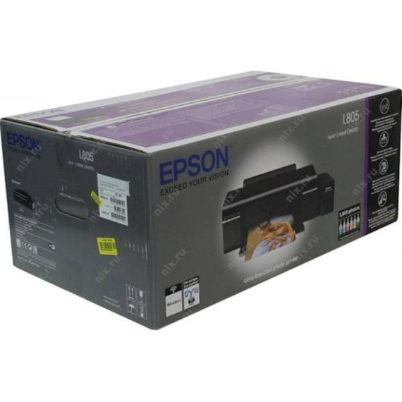 პრინტერი ფერადი დისკზე ბეჭდვით - Epson L805 with WI-FI (C11CE86403), 4 image