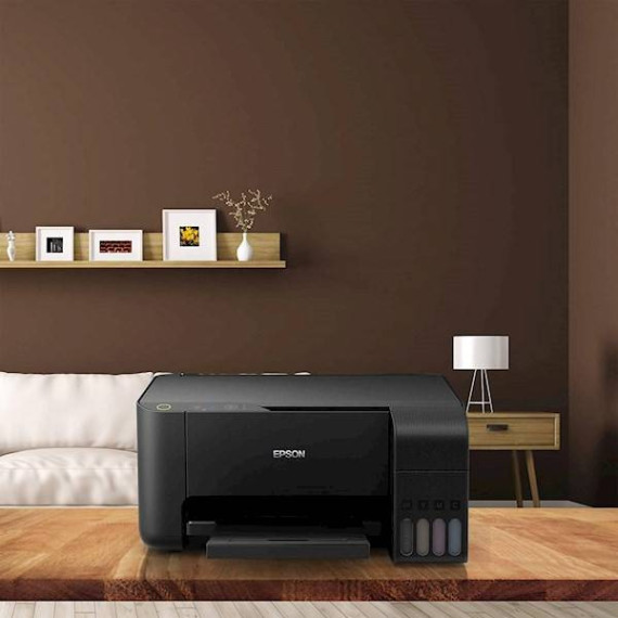 პრინტერი - Epson EcoTank L3150 Wi-Fi All-in-One Print Scan Copy Print resolution 5760 x 1440 Ink Tank Printer (Black), 8 image