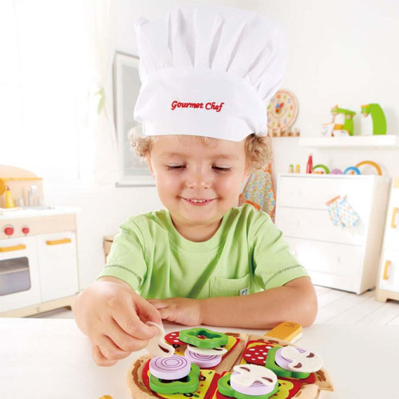 ხის სათამაშო პიცა – Hape, 3 image